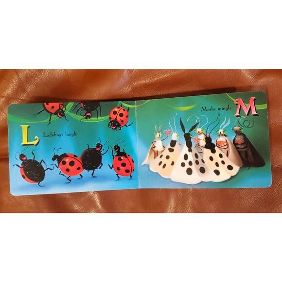 2000 Miss Spider's ABC David Kirk 7 Inch X 5 Inch Boardbook Scholastic Press - Picture 4 of 15